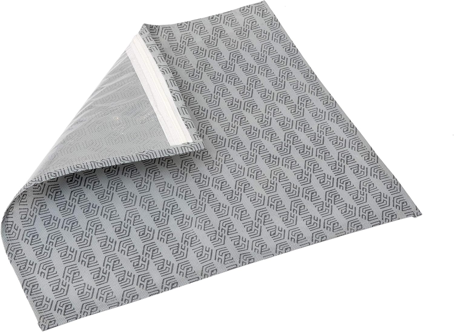 HomeStrap Set Of 24 Printed Single Saree Cover/Clothes Storage Bags/Wardrobe Organiser With Transparent Top(Grey,Non-Woven)(Featured On Shark Tank),36 Cm,1 Cm - Image 7